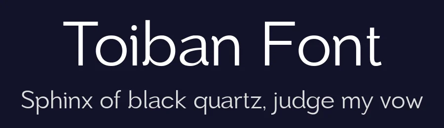 Toiban Font by Sealoung — Sans Serif Font — thumbnail 2