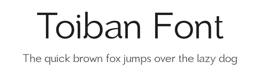 Toiban Font by Sealoung — Sans Serif Font