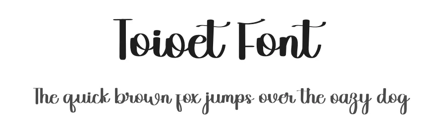 Toilet Font by freshtypeink — Script Handwritten Font