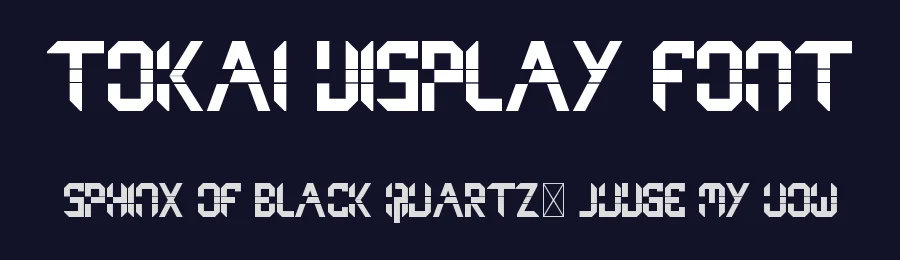 Tokai Display Font by nihstudio — Display Font — thumbnail 2