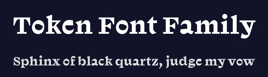 Token Font Family by Phantom Foundry — Display Font — thumbnail 2