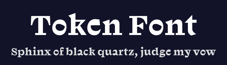 Token Font by Phantom Foundry — Serif Font — thumbnail 2
