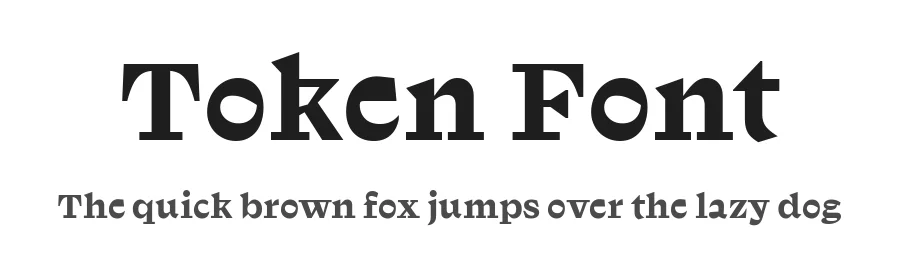 Token Font by Phantom Foundry — Serif Font