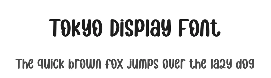 Tokyo Display Font by creativeletter — Display Font