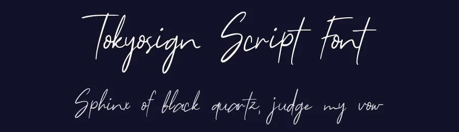 Tokyosign Script Font by Allouse.Studio — Script Handwritten Font — thumbnail 2