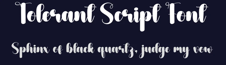 Tolerant Script Font by andikastudio — Script Handwritten Font — thumbnail 2