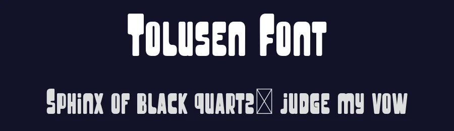 Tolusen Font by Imoodev — Display Font — thumbnail 2