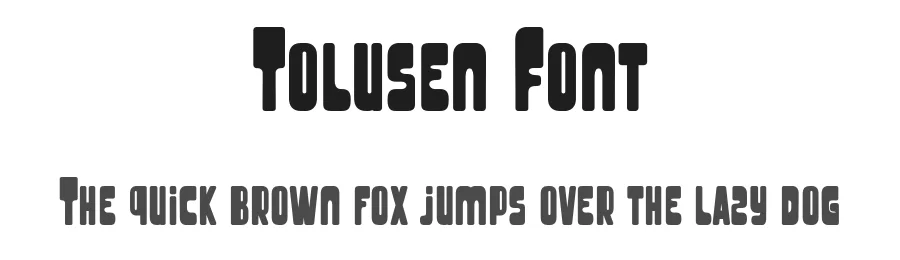 Tolusen Font by Imoodev — Display Font
