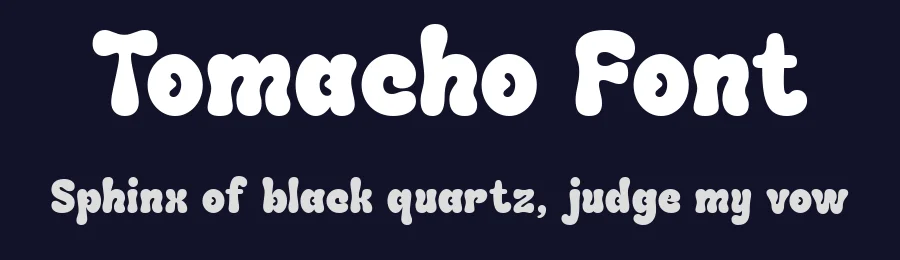 Tomacho Font by Say Studio — Display Font — thumbnail 2