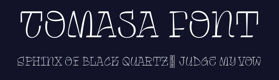 Tomasa Font by Fer Cozzi — Display Font — thumbnail 2