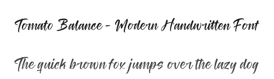 Tomato Balance – Modern Handwritten Font by stylishtype.co — Script Handwritten Font
