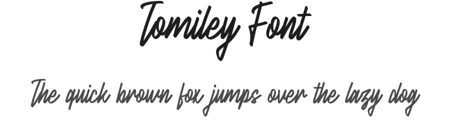 Tomiley Font by Forberas Foundry — Script Handwritten Font