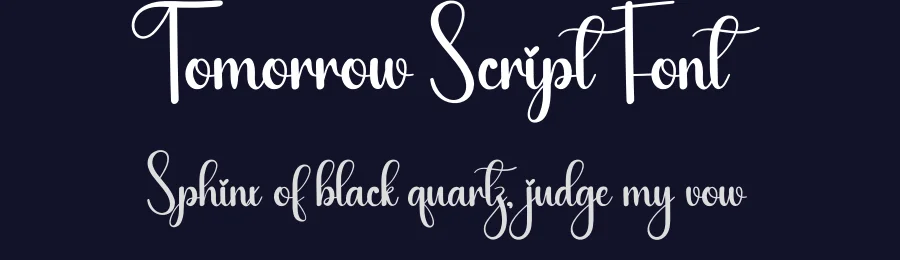 Tomorrow Script Font by creativeletter — Script Handwritten Font — thumbnail 2