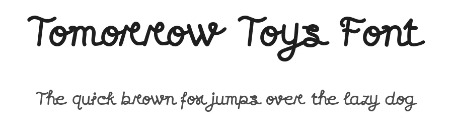 Tomorrow Toys Font by Creatifontstudios — Script Handwritten Font
