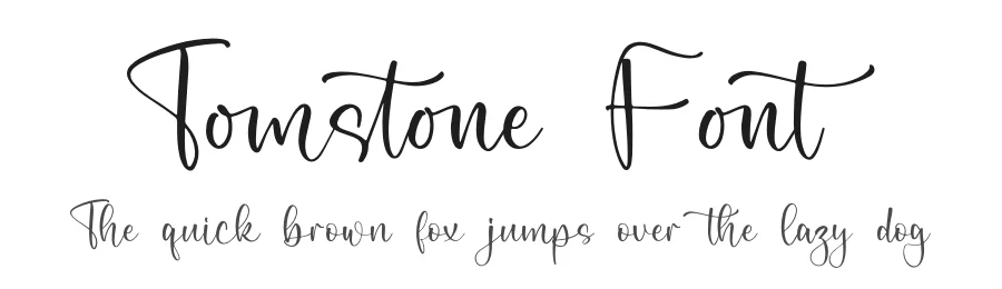 Tomstone Font by letterfabric — Script Handwritten Font