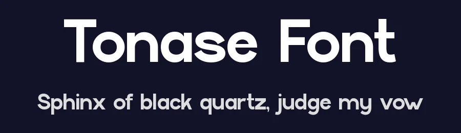 Tonase Font by Rautan Studio — Display Font — thumbnail 2