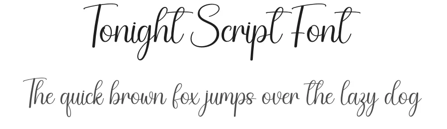 Tonight Script Font by creativeletter — Script Handwritten Font