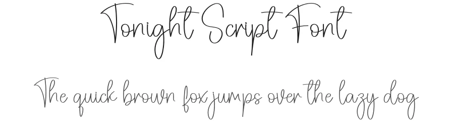 Tonight Script Font by creativeletter — Script Handwritten Font