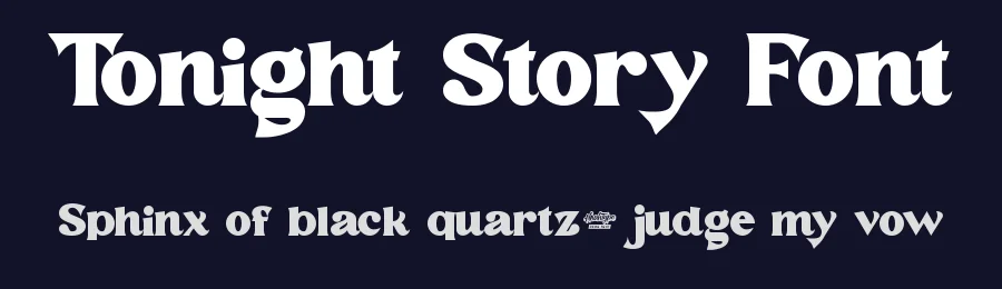 Tonight Story Font by noahtype — Display Font — thumbnail 2