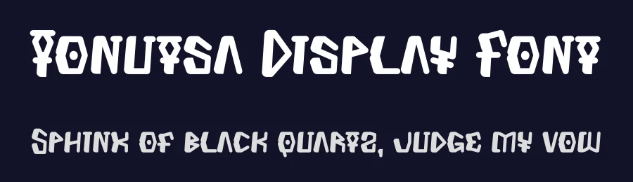 Tonutsa Display Font by Dhabee — Decorative Font — thumbnail 2