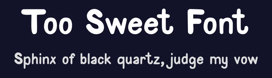 Too Sweet Font by Rachmad bagus f — Decorative Font — thumbnail 2