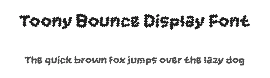 Toony Bounce Display Font by erifqizefont — Decorative Font