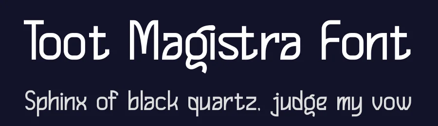 Toot Magistra Font by Denustudios — Display Font — thumbnail 2