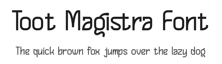 Toot Magistra Font by Denustudios — Display Font