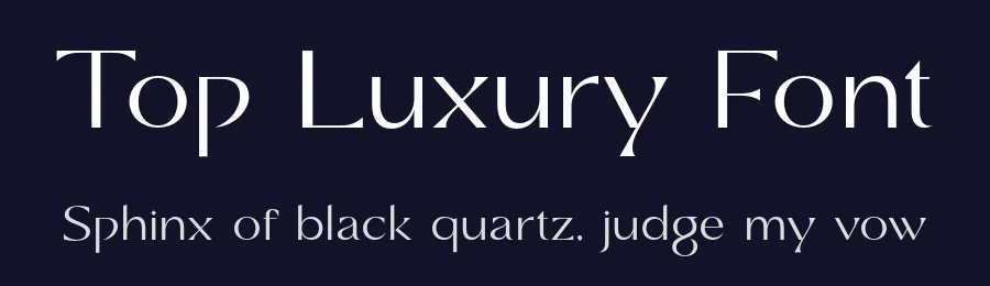 Top Luxury Font by Sensatype Studio — Sans Serif Font — thumbnail 2