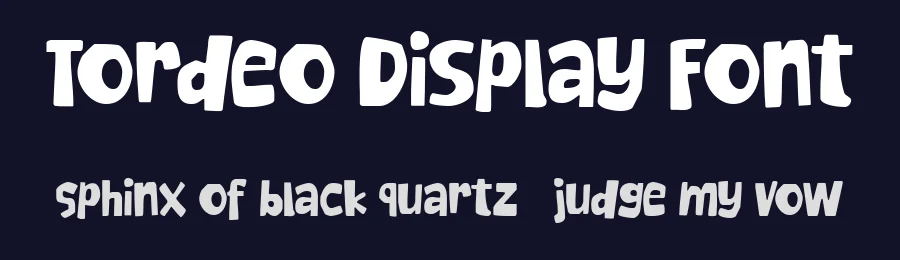 Tordeo Display Font by Flawless And Co — Display Font — thumbnail 2