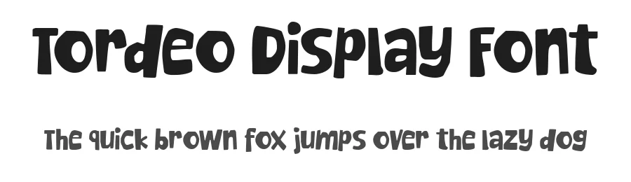 Tordeo Display Font by Flawless And Co — Display Font
