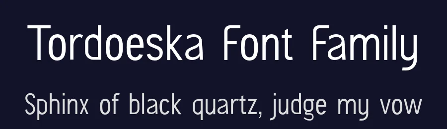 Tordoeska Font Family by UICreative — Decorative Font — thumbnail 2
