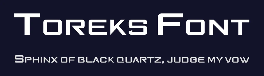 Toreks Font by asysr86 — Sans Serif Font — thumbnail 2