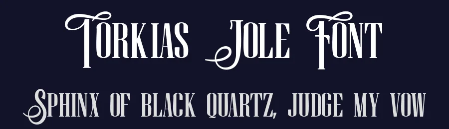 Torkias Jole Font by Maulana Creative — Display Font — thumbnail 2