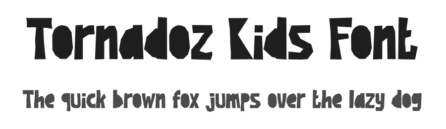 Tornadoz Kids Font by Tokokoo Studio — Display Font