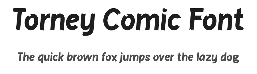 Torney Comic Font by Marvadesign — Display Font