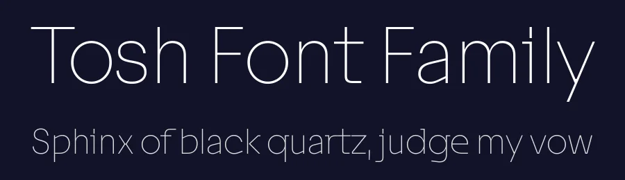 Tosh Font Family by Black Foundry — Decorative Font — thumbnail 2