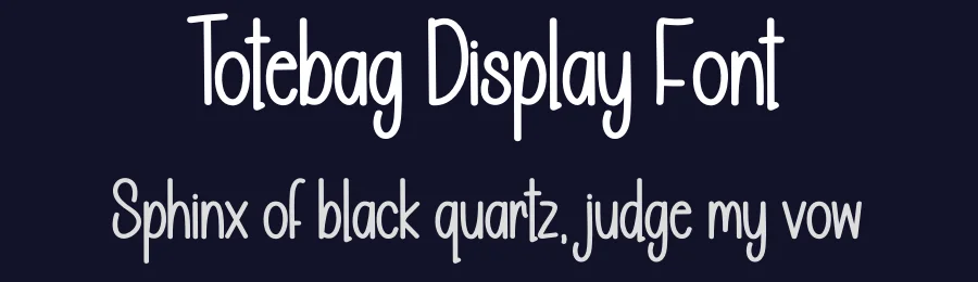 Totebag Display Font by Wati Studio — Display Font — thumbnail 2