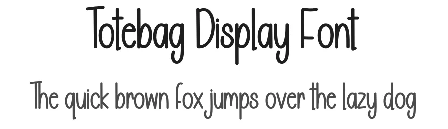 Totebag Display Font by Wati Studio — Display Font