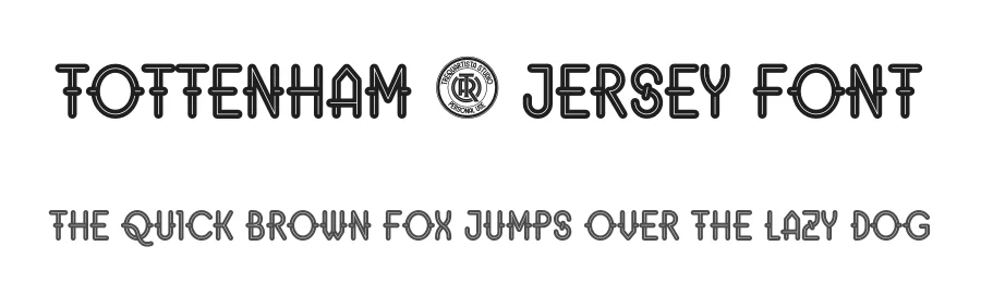 TOTTENHAM – JERSEY FONT by Studio TRQ — Decorative Font