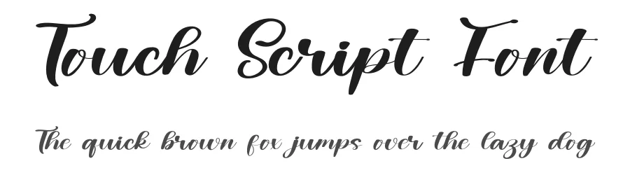 Touch Script Font by inermediaSTUDIO — Script Handwritten Font