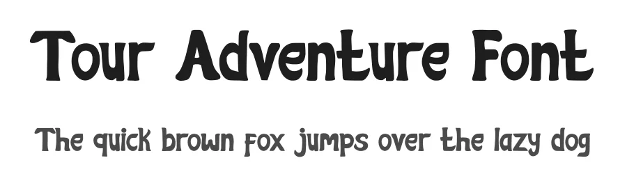 Tour Adventure Font by Minimalist Eyes — Display Font