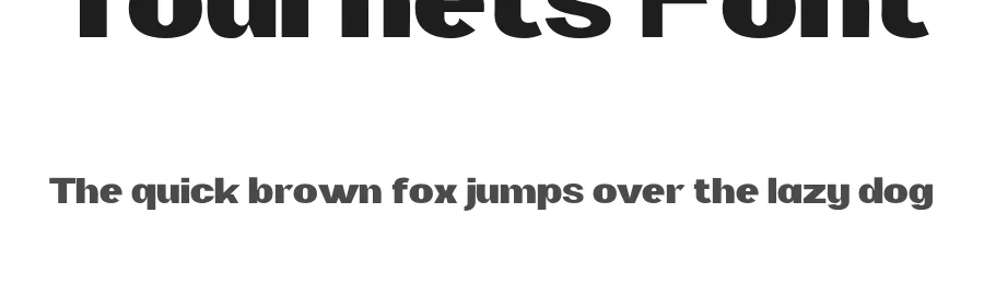 Tournets Font by ibracreative β Sans Serif Font