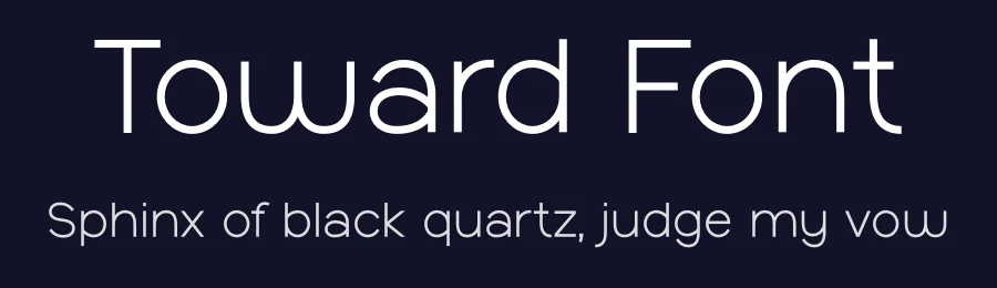 Toward Font by Pinisiart — Sans Serif Font — thumbnail 2