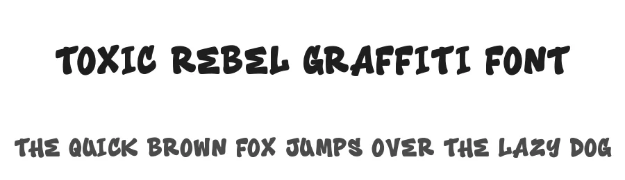 Toxic Rebel Graffiti Font by Cikareotype Studio — Display Font