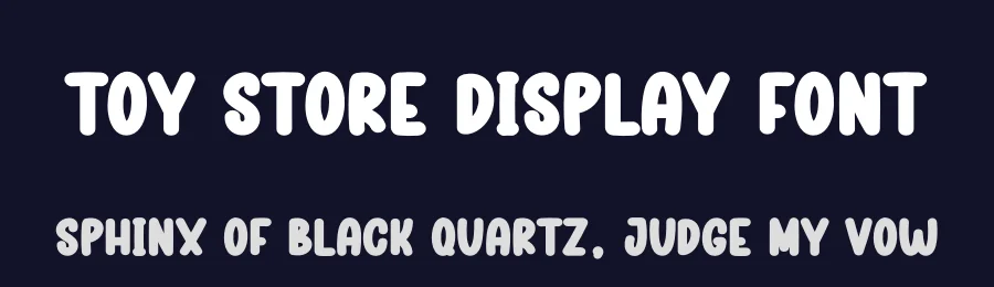 Toy Store Display Font by creativeletter — Display Font — thumbnail 2
