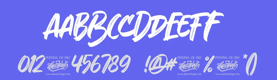 Track Records Font by Almarkha Type — Script Handwritten Font — thumbnail 3