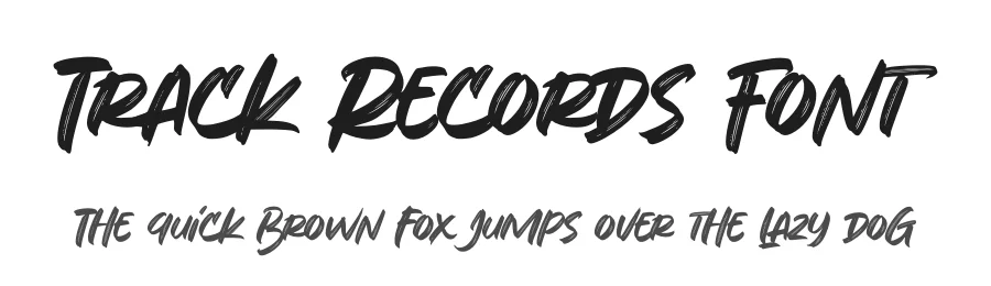Track Records Font by Almarkha Type — Script Handwritten Font