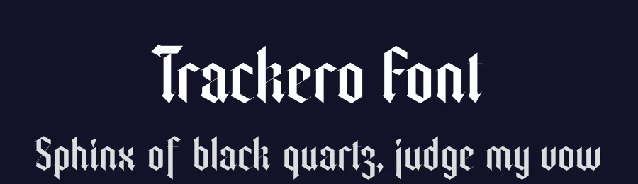 Trackero Font by timelesstype.co — Blackletter Font — thumbnail 2
