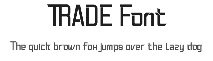 TRADE Font by Anton septiawan — Display Font